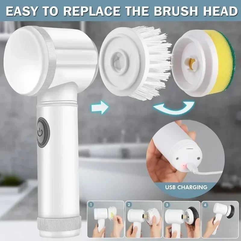 Promoção - ProdutoInovador - OfertaEspecial - LimpezaSemEsforço - HigienePerfeita - FacilidadeNoDiaADia - Esfregão ElétricoPowerScrubber - CompreAgora - CasaOrganizada - apmultitore